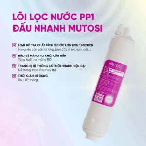 Lõi lọc số 3 PP1 micron 10" đấu nhanh