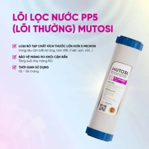 Lõi lọc Mutosi số 1 PP5 micron 10"