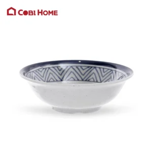 Tô tròn xanh thấp có vân Size 17.5cm _378077 _5007 -LXT