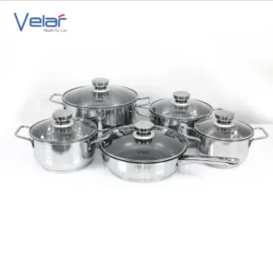 Bộ Nồi Chảo INOX 5 Món VELAR VR - P005S304