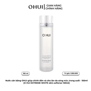 Nước cân bằng OHUI giúp chỉnh đốn và cho làn da sáng mịn, trong suốt - 150ml
