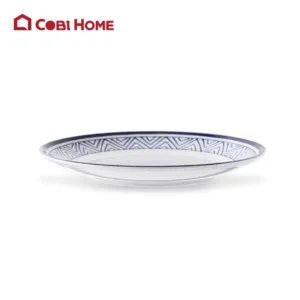 Dĩa Yangge xanh có vân hình tròn Size 25.1cm _378088 _2310 -LXT