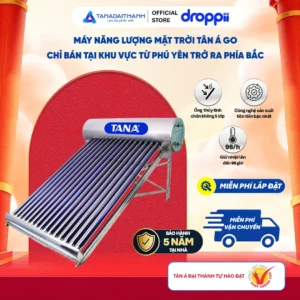 Máy nước nóng Năng lượng mặt trời TA-GO 180L - (Phân phối từ khu vực Bình Định trở ra phía Bắc)