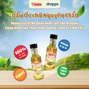 Dầu óc chó nguyên chất HEBE (chai 100ml)