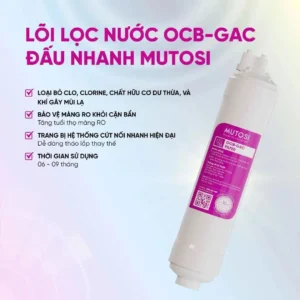 Lõi lọc số 2 OCB-GAC 10" nối nhanh