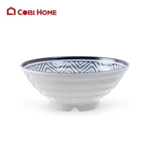 Tô tròn xanh có vân viền Size 20cm _378075 _J-8-LXT