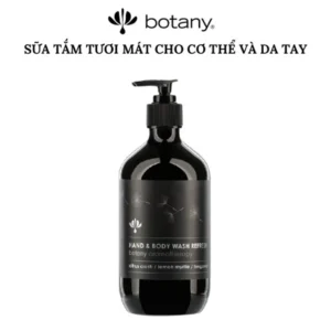 Sữa tắm tươi mát, sạch sâu, kháng viêm, giầu Vitamin C Botany - tinh dầu cam quýt, chanh sim, cam bergamot (chai 500ml)