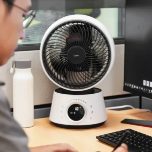 Quạt tuần hoàn không khí để bàn 8" COBI - Điều khiển từ xa, Hẹn giờ, Xoay tự động 3D 360° _341729