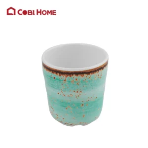 Ly nhựa melamine màu xanh lá cây _378406