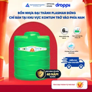 Bồn nhựa đứng Đại Thành Plasman 1.000LĐ Xanh – Chỉ bán tại miền Nam