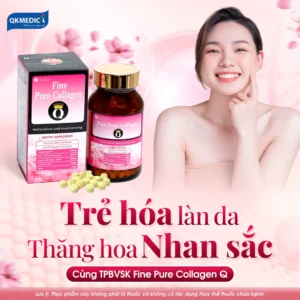 Thực phẩm bảo vệ sức khỏe Fine Pure Collagen Q (hộp 375 viên)